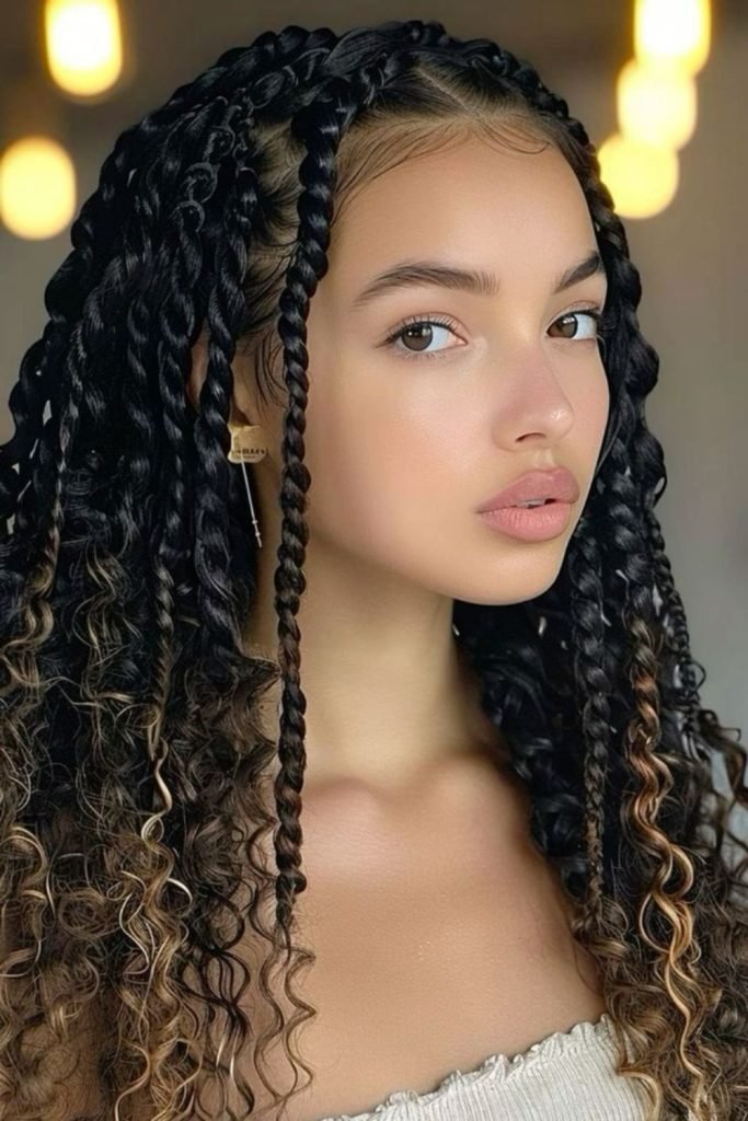 5. Box Braid Majesty