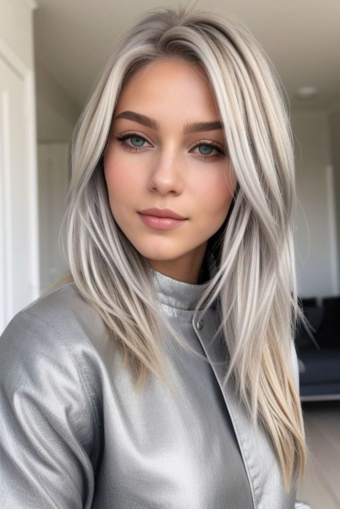 Glacial Blonde Hairstyle