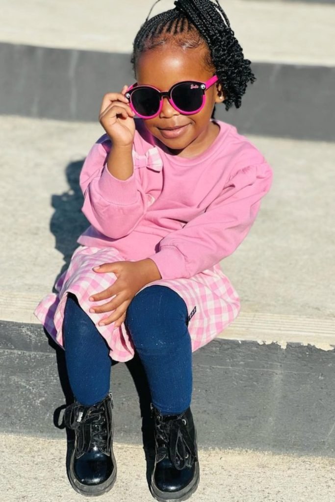 Chic Box Braids with Style