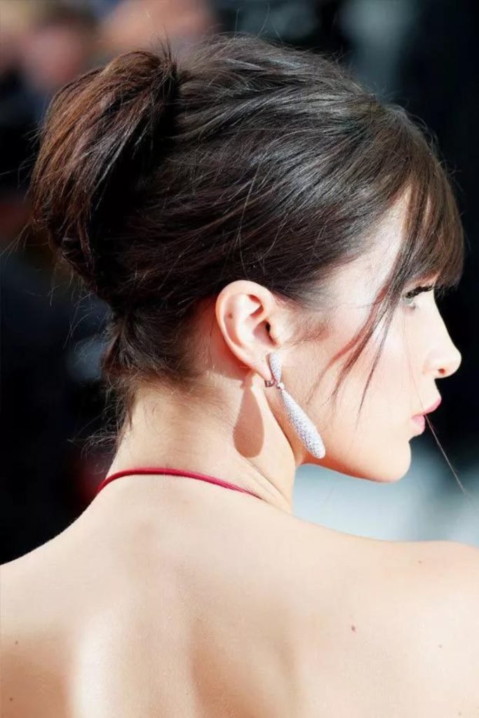 5. Side French Twist Updo