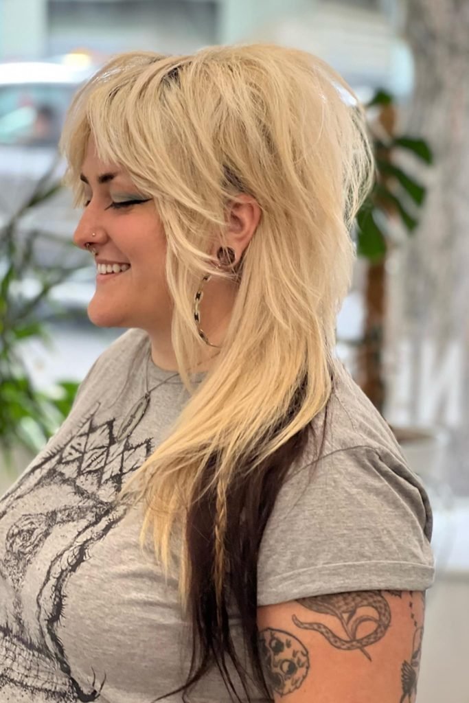 Straight Shag for Thick Hair