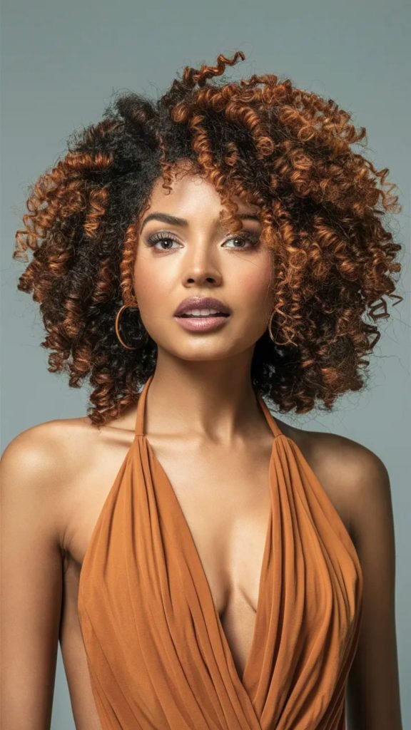 Thick Bronze Curls