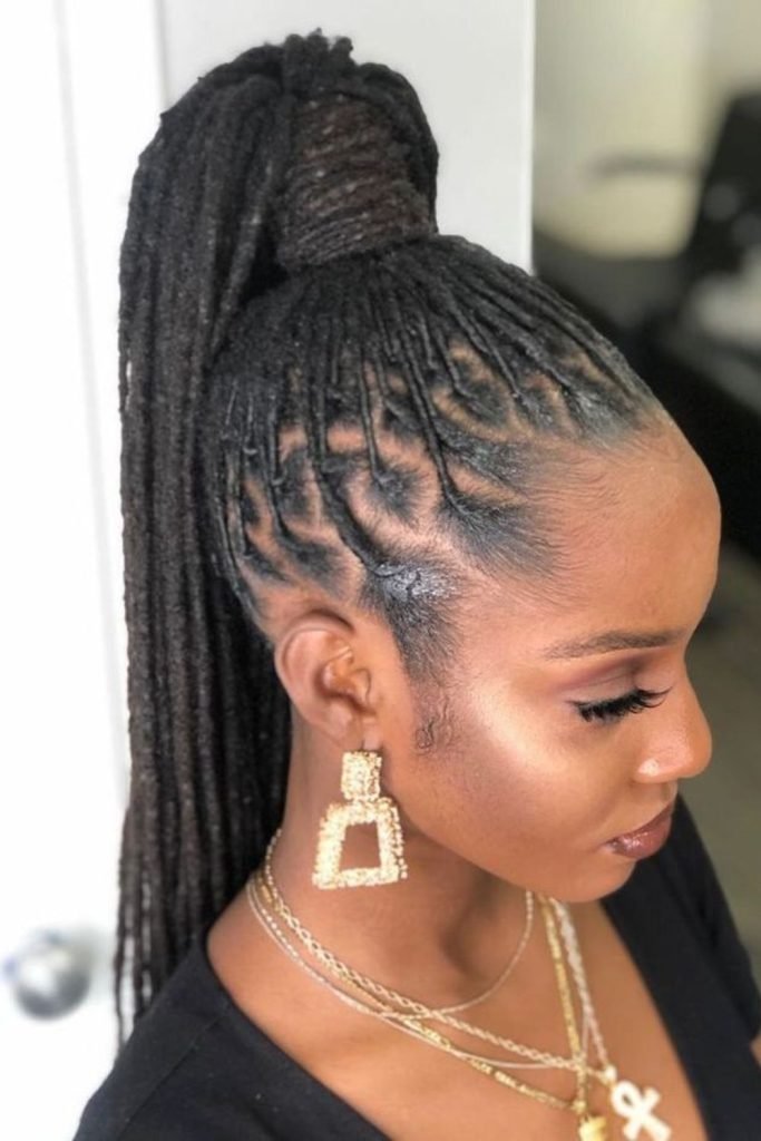 6. Spiral Loc Twist Updo