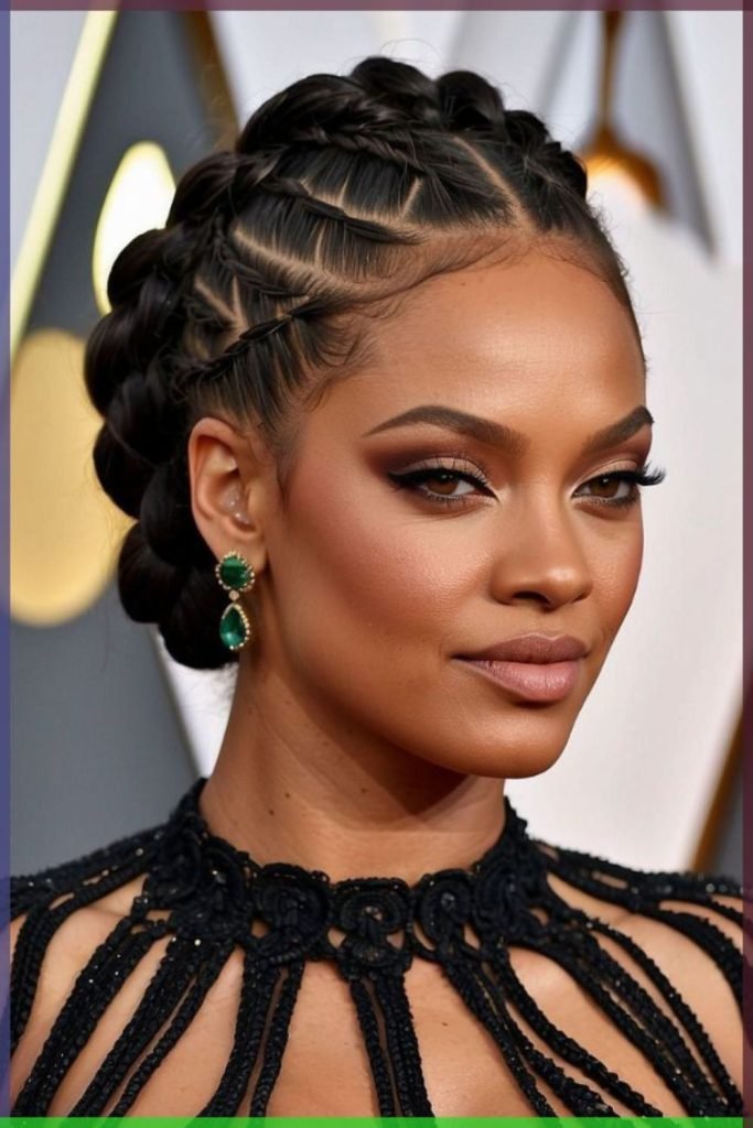 Twisted Crown Hairstyle