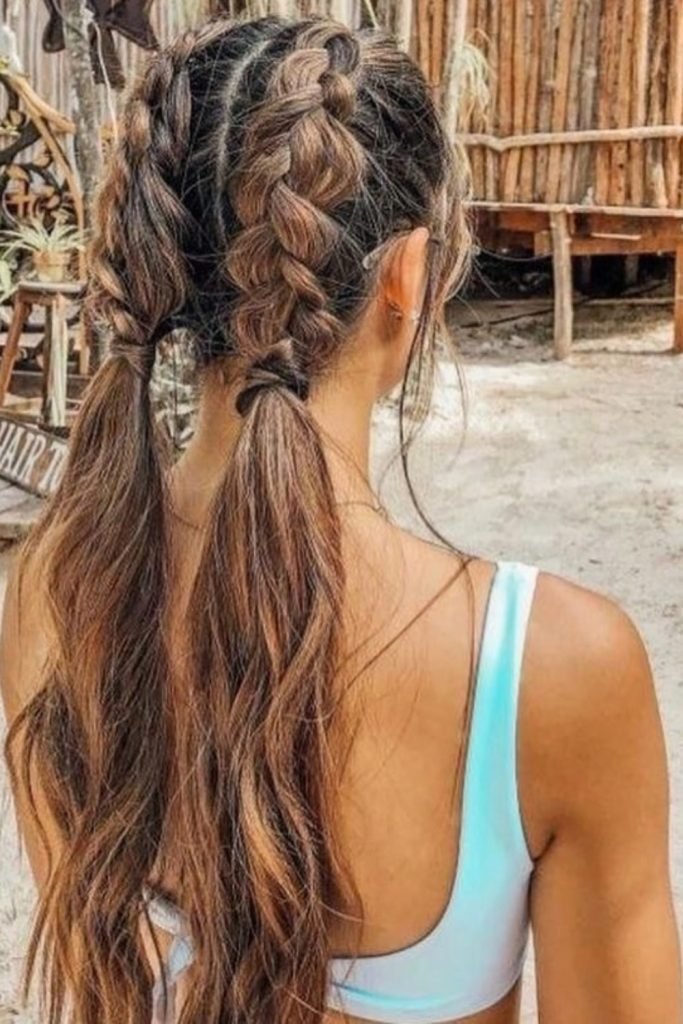 Cascading Beach Wave Braids