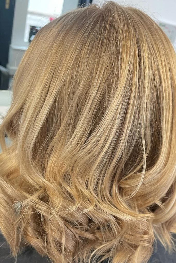 Copper Blonde Curls