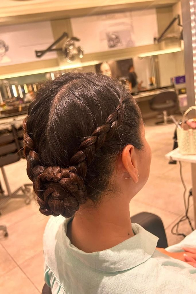 Crown Braid Hairstyle