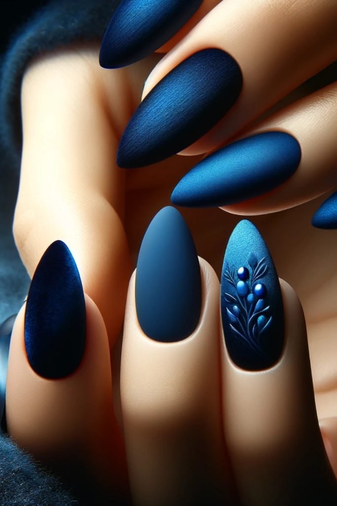Deep Velvet Blue Nail Polish