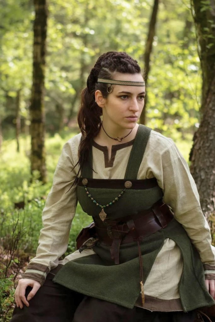 6. Enchanted Forest Warrior Hairstyle