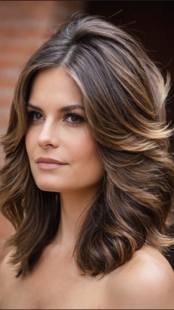 Feathered Layers Hairstyle