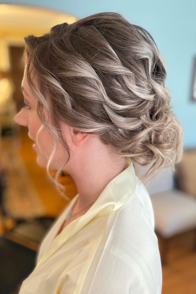 Low Top Knot Hairstyle