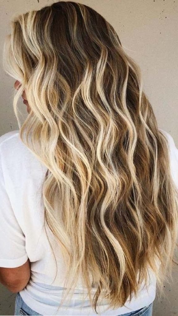 Sun-Kissed Bronde Shag Hairstyle