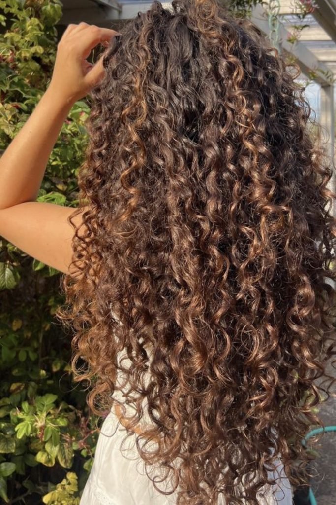 Sun-Kissed Cascading Curls