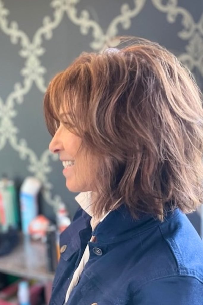 Voluminous Whirlwind Layers Hairstyle