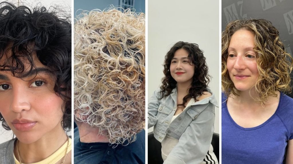 Short hair perm