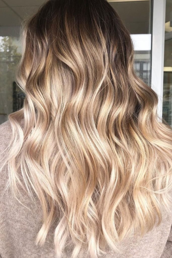 Champagne Frost Hair Color
