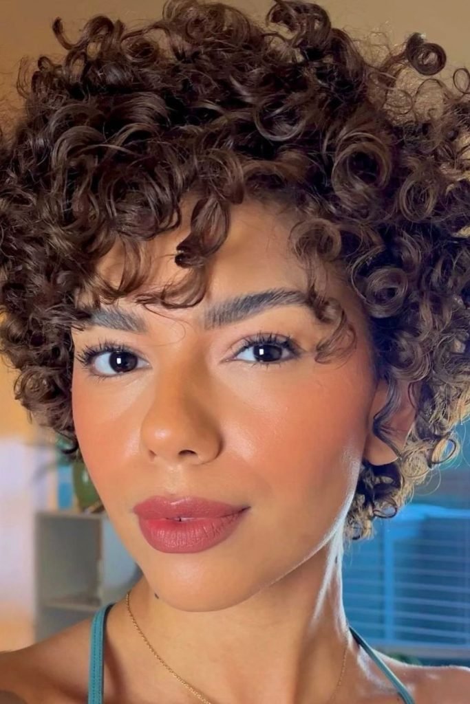 Curly Crop Haircut