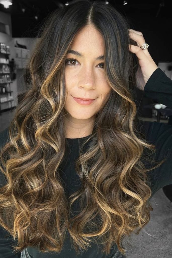 7. Golden Honey Curls for Fall Hair Transformation