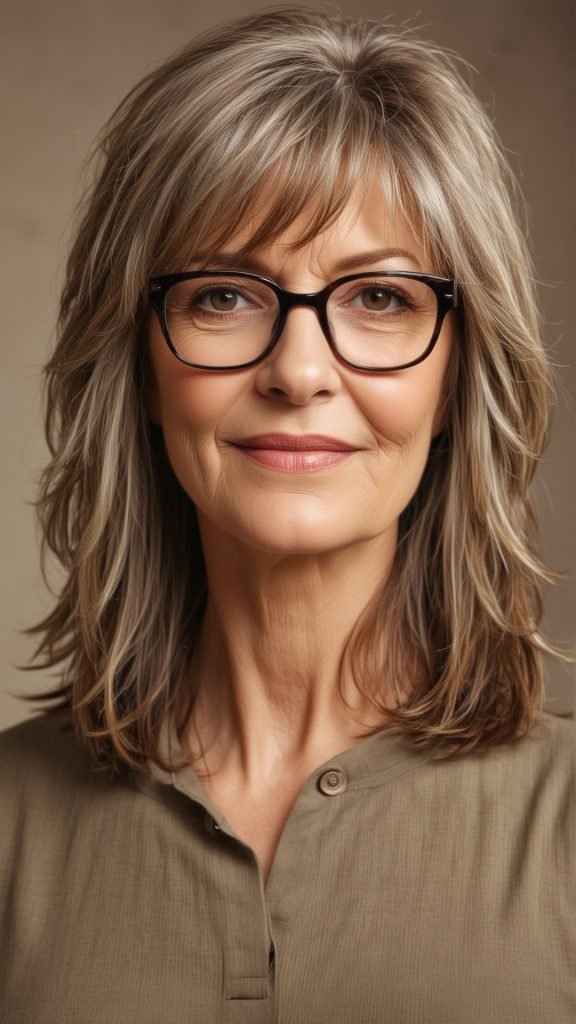 7. Medium-Length Layered Cut