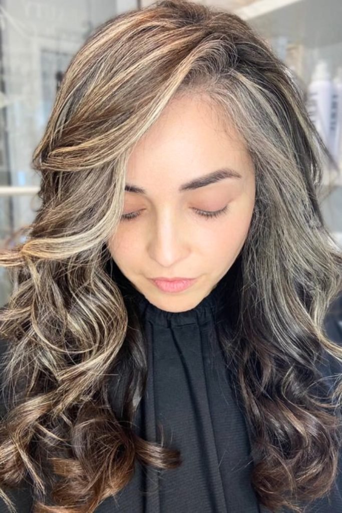 Radiant Contrast Hairstyle