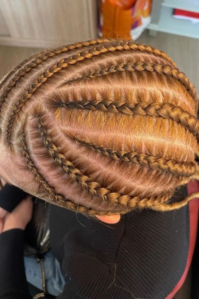 Radiant Sunburst Goddess Braids