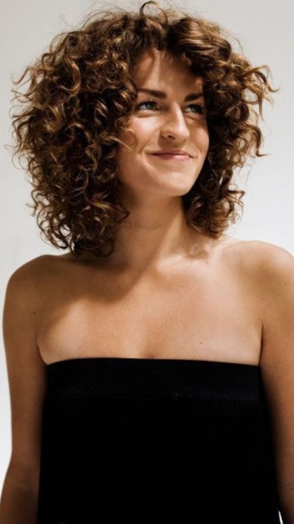 Short Curly Layered Hair