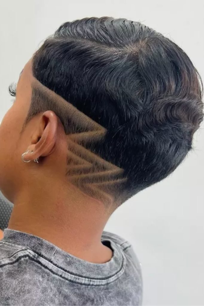 Undercut Hairstyle with Design