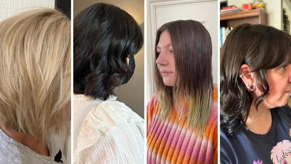 Choppy bob hairstyle