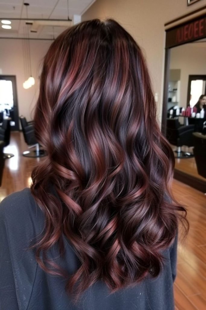 Mocha and Rose Haze Hair Color
