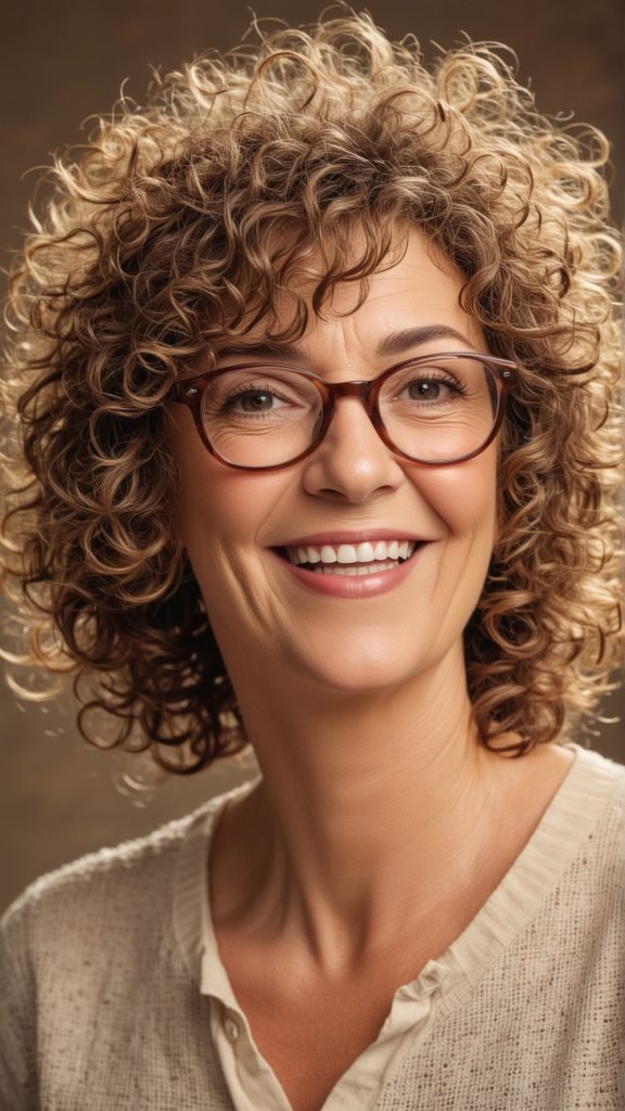 Curly Layered Bob