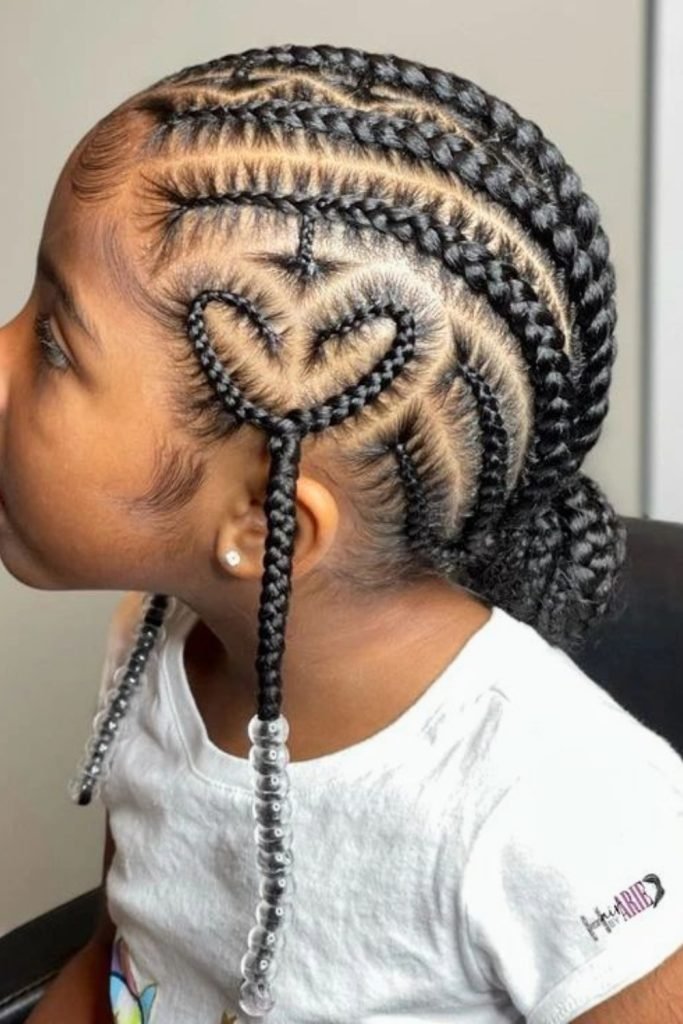 Intricate Heart Braids