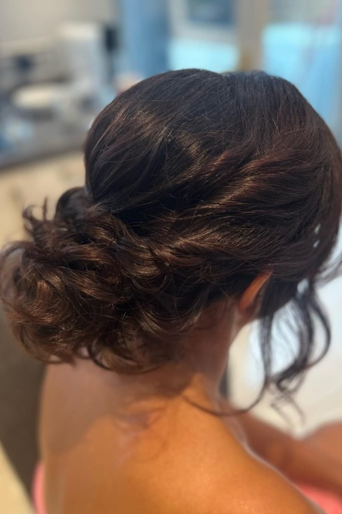 Low and Loose Messy Bun