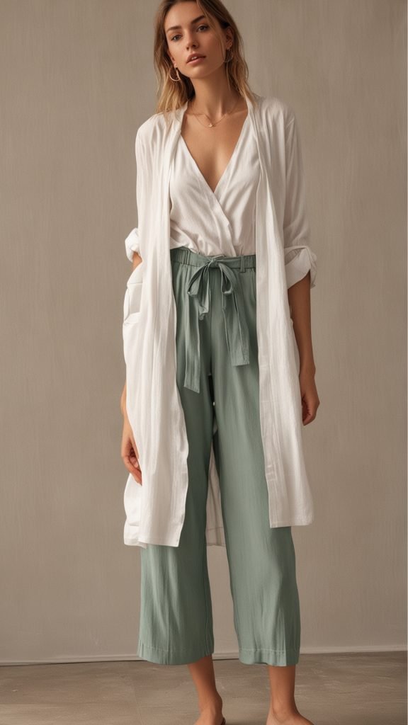 Robe and Matching Trousers