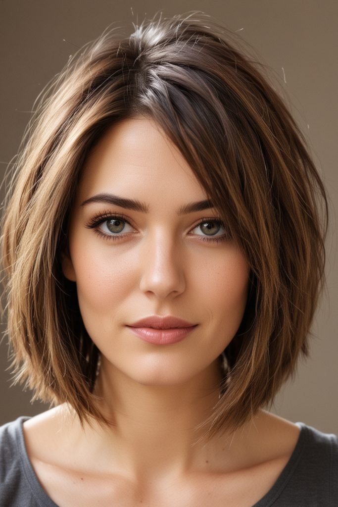Shoulder-Length Bob Cut