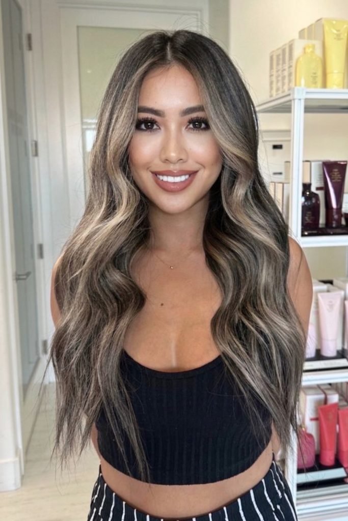 Sun-Kissed Mocha Waves for Fall