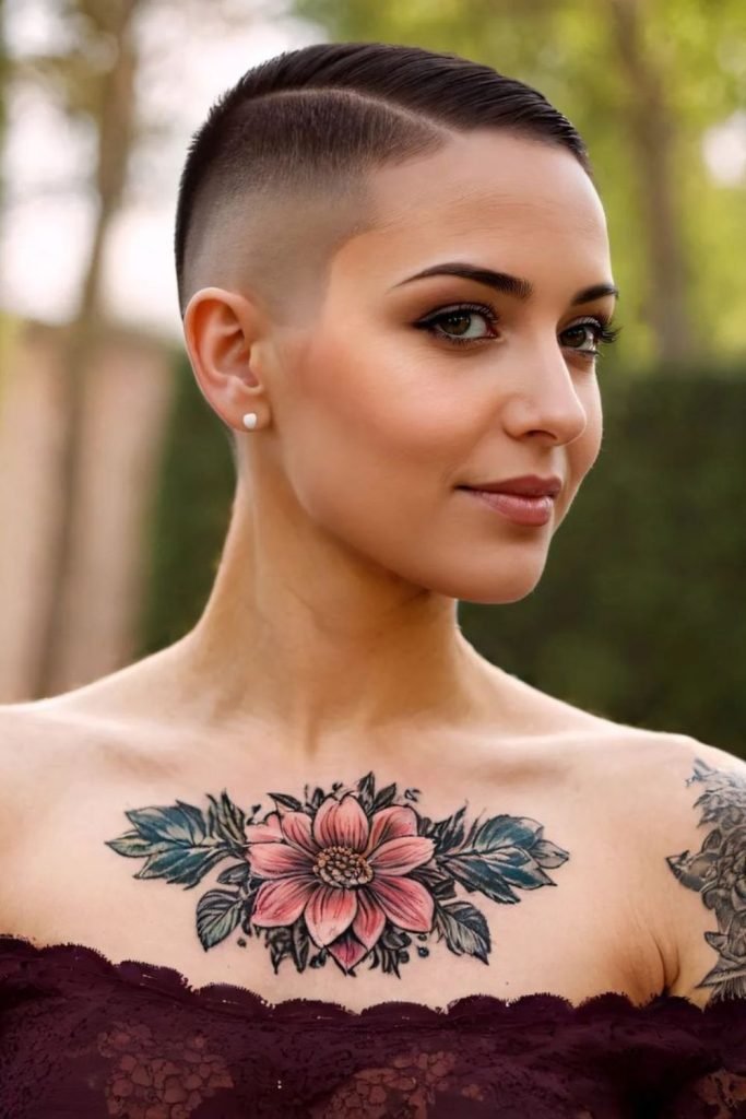9. Buzz Cut Brilliance