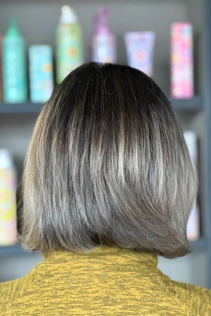 Silver Chic Hair Style