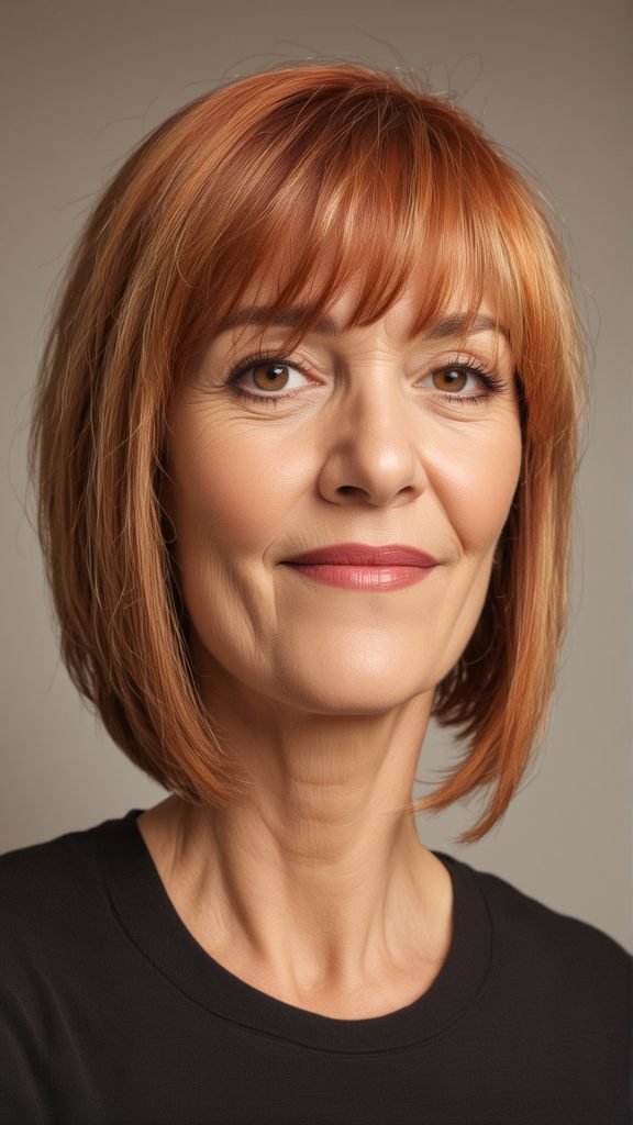 9. Warm Tone Bob Hairstyle